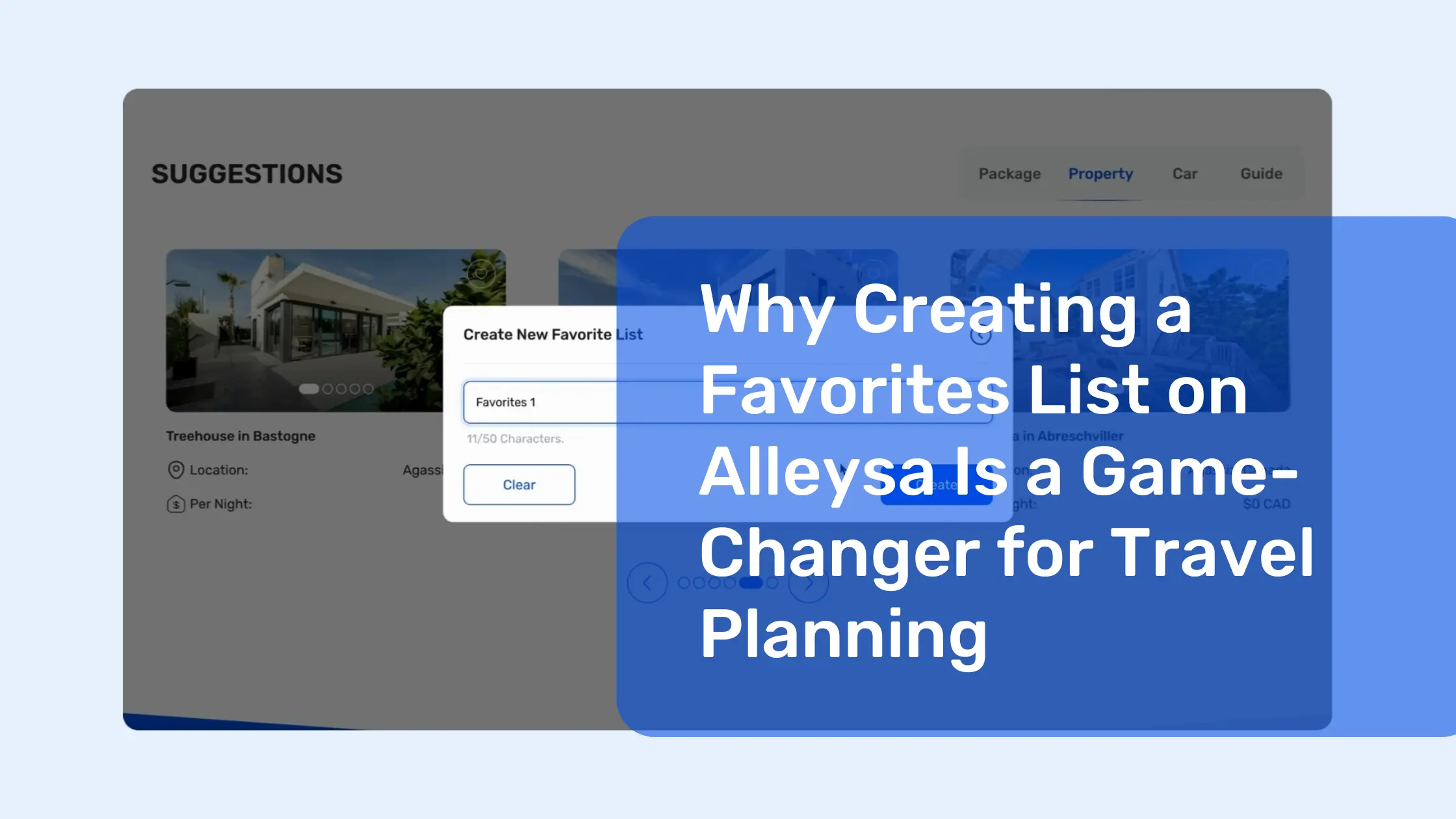 Why Creating a Favorites List on Alleysa Is a Game-Changer for Travel Planning