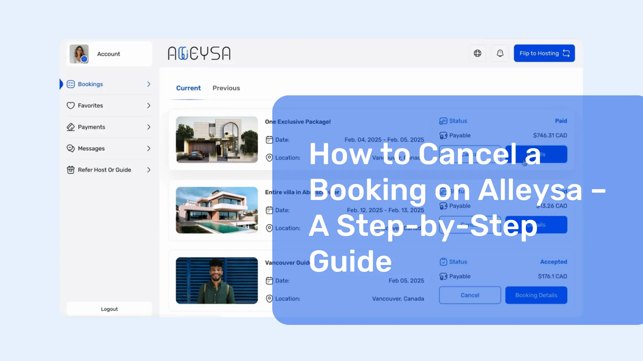 How to Cancel a Booking on Alleysa – A Step-by-Step Guide